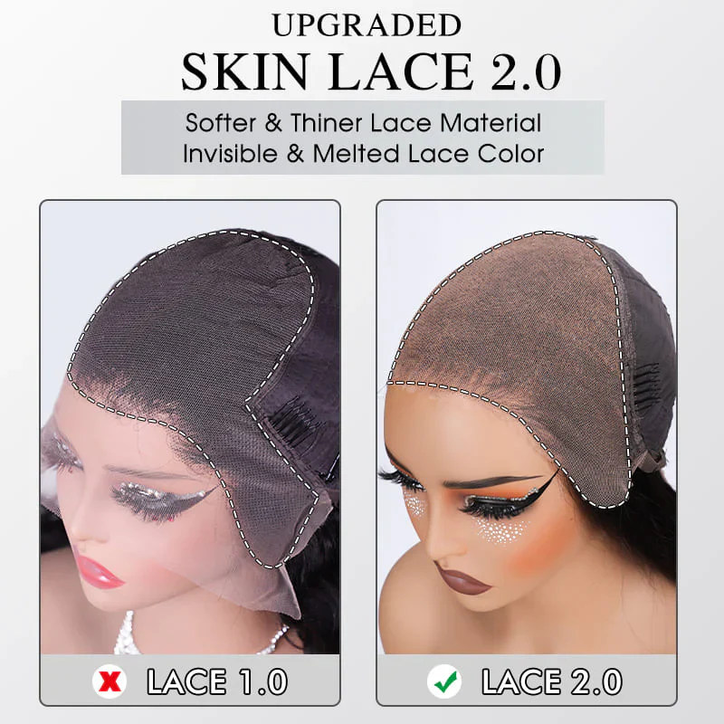 13x6 Full HD Invisible Lace Frontal Wigs Body Wave Human Hair Wigs Pre Plucked Natural Hairline - Image 14
