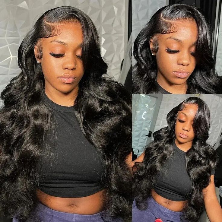 13x6 Full HD Invisible Lace Frontal Wigs Body Wave Human Hair Wigs Pre Plucked Natural Hairline - Image 9
