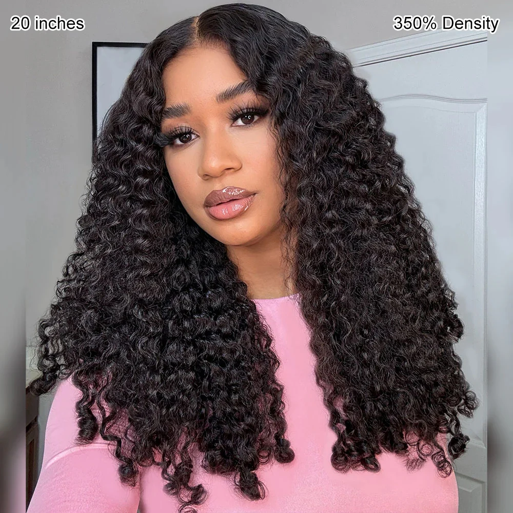 Pull & Go Burmese Curly 13×6 Wig With Spiral Curly Ends Invisi-Drawstring Pre-Everything Human Hair Wig - Image 3