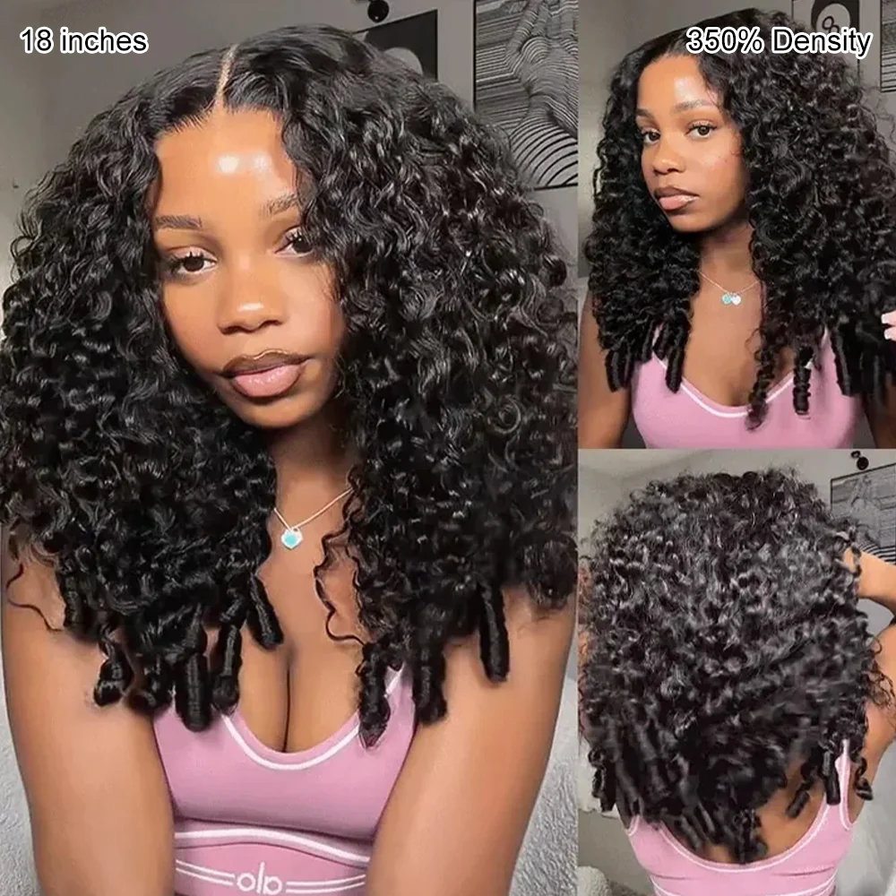 Pull & Go Burmese Curly 13×6 Wig With Spiral Curly Ends Invisi-Drawstring Pre-Everything Human Hair Wig - Image 7