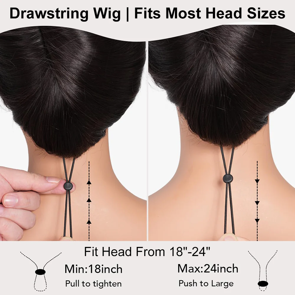 Pull Go 13x6 Full Glueless Wig Transparent Lace Front Wigs Body Wave Natural Black Flash Sale  Pizazz Hair - Image 7