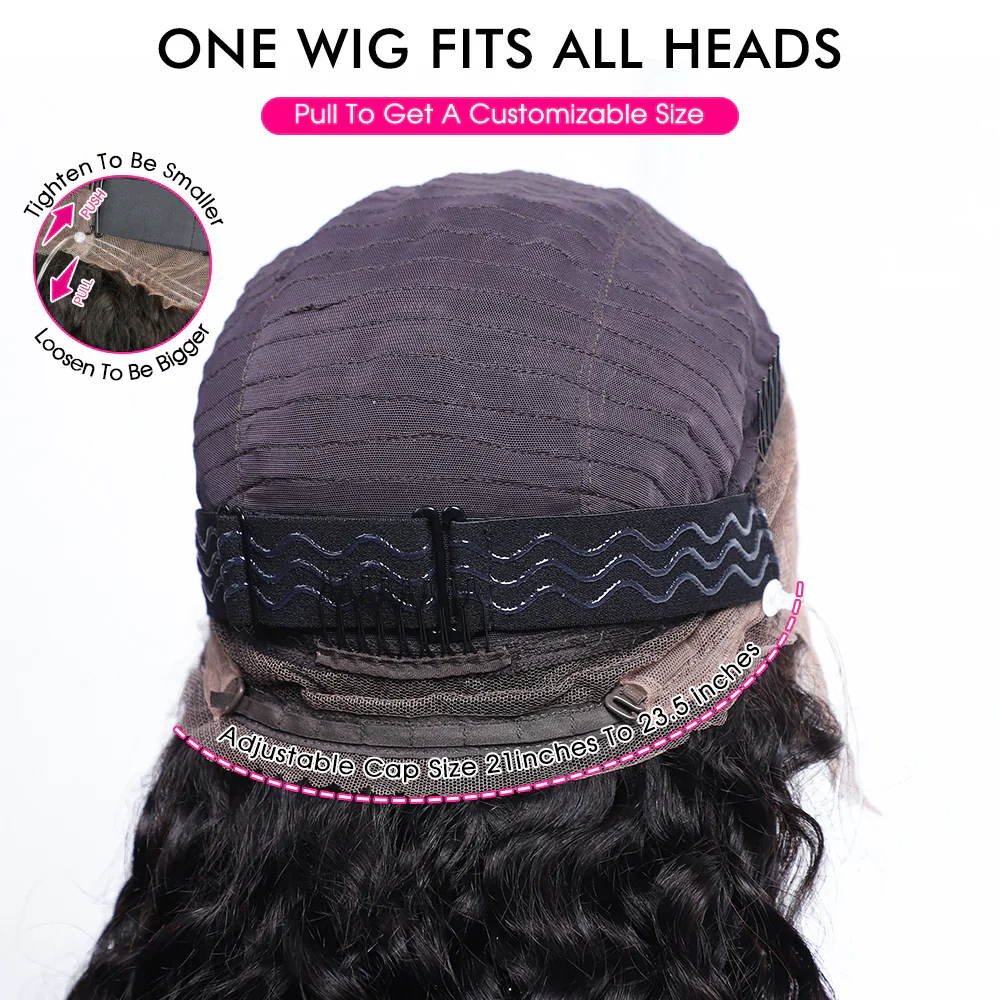 Auburn Copper Kinky Straight Glueless 360 HD Lace Wig  | 4C Edges Bleached Knots Human Hair - Image 6