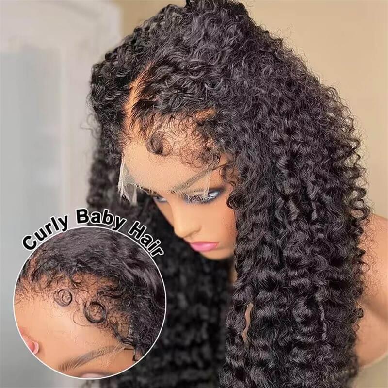 4C Edges Hairline Deep Wave 360 Lace Front Wig Glueless Lace Wig - Image 5