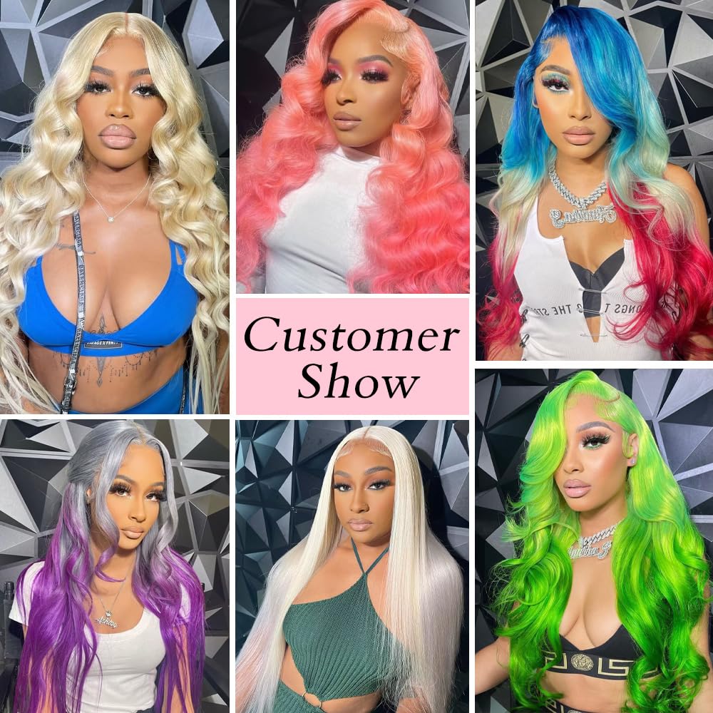 613 Blonde 13x6 hd Lace Front Wig Human Hair Body Wave Wigs - Image 9