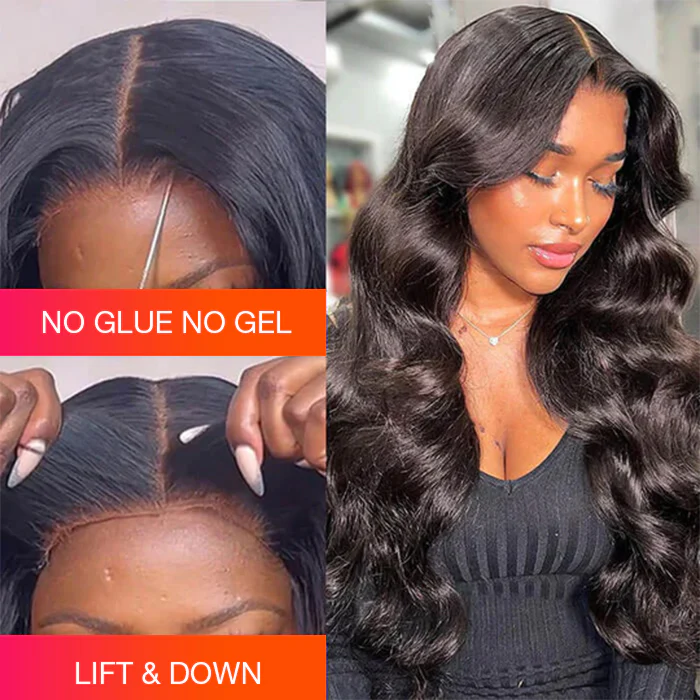Pre-everything Body Wave 13×4 Glueless Hd Lace Wig 220% Density Pre-plucked Natural Hairline - Image 4