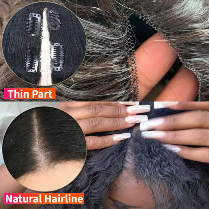 Body Wave Glueless Thin Part Wig V Part Wig Human Hair Wigs Wear And Go Wig - Image 10