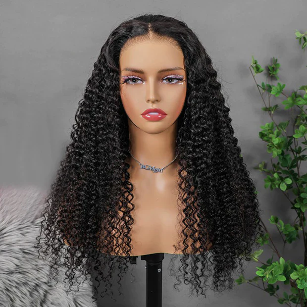 Curly Glueless Wig Wear Go Pre-Plucked 8x5 Pre Cut HD Lace Closure Human Hair Wigs - Image 6