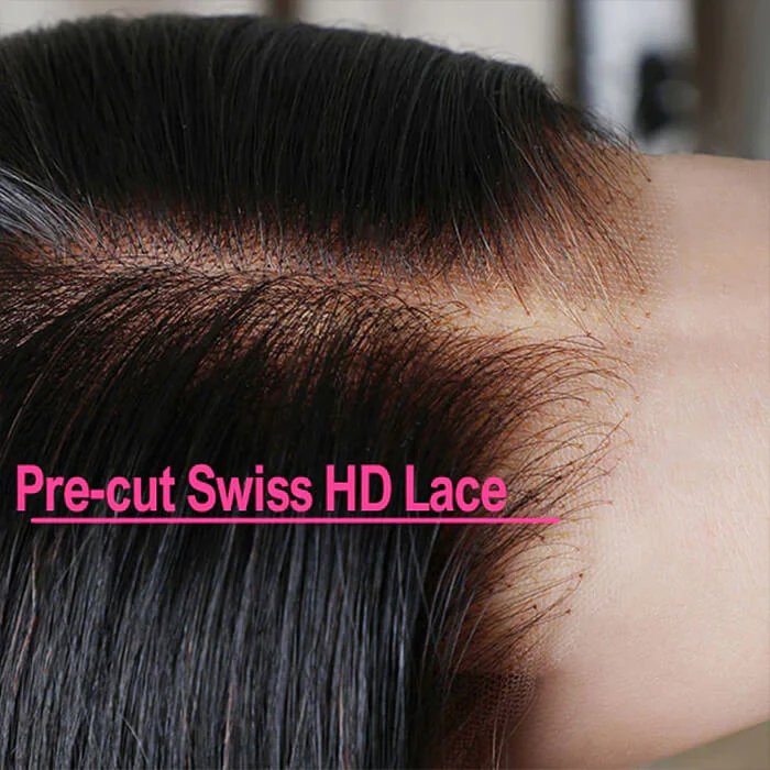 Curly Glueless Wig Wear Go Pre-Plucked 8x5 Pre Cut HD Lace Closure Human Hair Wigs - Image 7