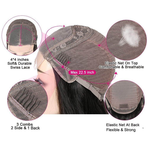 Full Jerry Curly Wig 4x4 HD Lace Closure Human Hair Wigs Beginner Friendly - Image 8