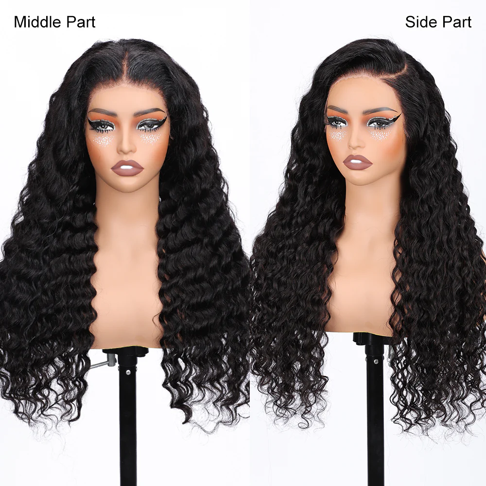 Pull & Go Glueless Wig 13×6 Deep Wave Wig Invisi-Drawstring Pre-Everything Human Hair Wig - Image 3