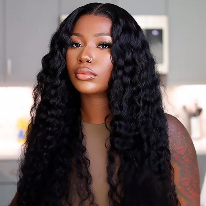 Deep Wave Glueless Wear And Go Wigs Pre Plucked 4x4 & 5x5 Pre Cut Lace Closure Wigs Beginner Friendly - Image 9
