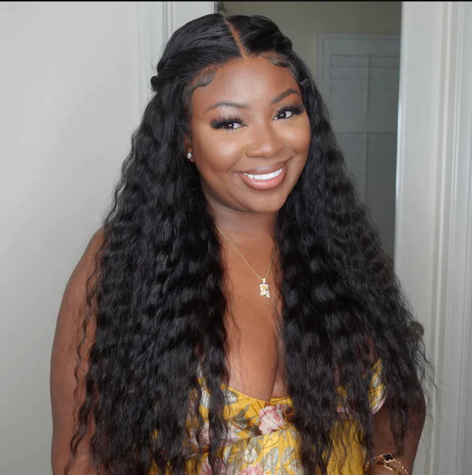Flowy Bohemian Curls Wig Curly Glueless 5x5 Closure Lace Wig Pre-plucked Human Hair wigs - Image 11