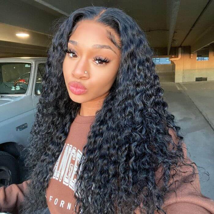 13*4 HD Lace Frontal Wigs Skin Melt Transparent Human Hair Wigs - Image 9