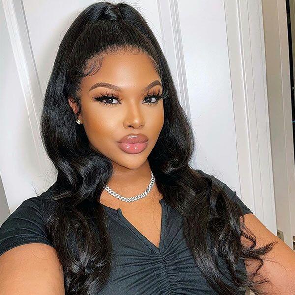 Invisi-Drawstring 360 Wig Body Wave Virgin Human Hair Wigs HD Pre-plucked Breathable Lace Wig - Image 5