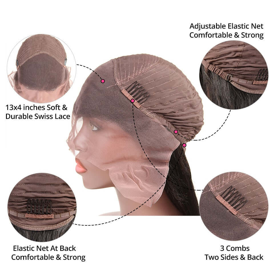 Loose Deep Wave 360 HD Invisible Lace Frontal Human Hair Wigs with Pre Plucked Hairline - Image 16