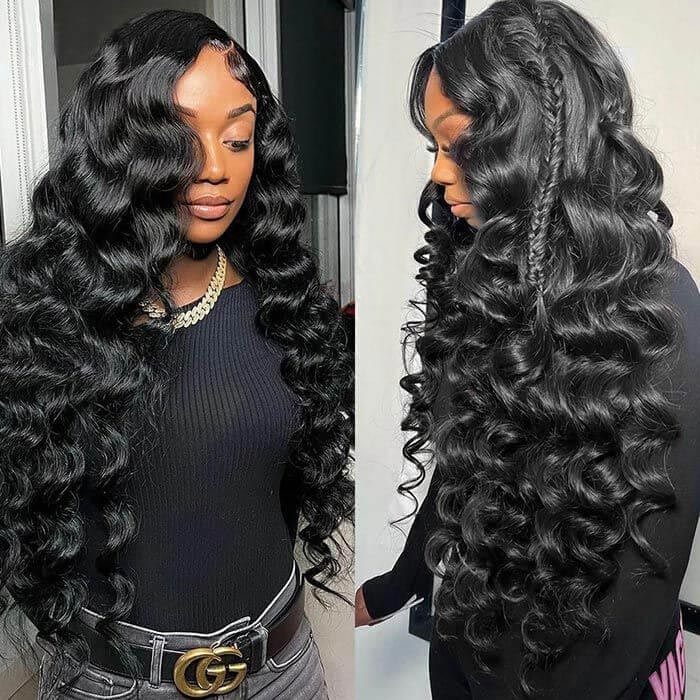 Pre Everything 13x4 Loose Wave HD Lace Wigs with Natural Hairline Invisible Knots Loose Wave Pre Everything Wig - Image 4