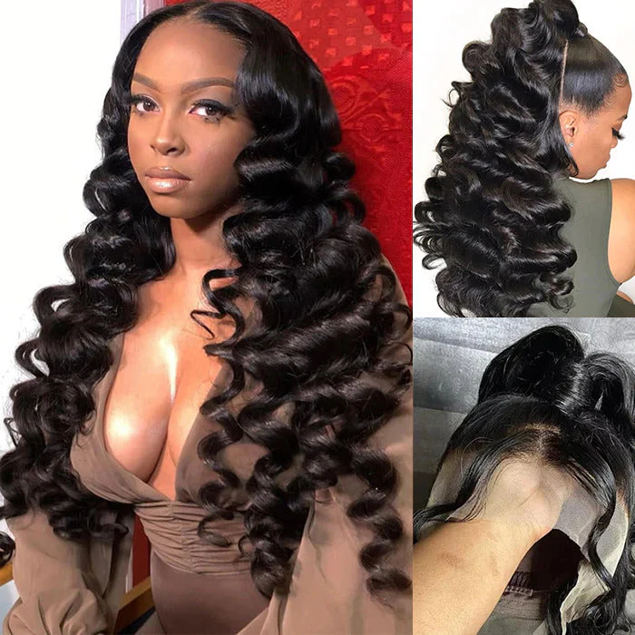 Pre Everything 13x4 Loose Wave HD Lace Wigs with Natural Hairline Invisible Knots Loose Wave Pre Everything Wig - Image 6