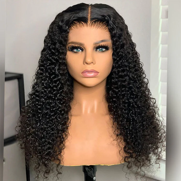 New Pre-Bleached Knots Wear Go Glueless Wig Pre-Cut HD Lace Curly Human Hair Wigs Sale - Image 7