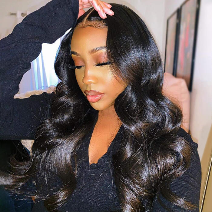 Pizazz Straight 13x4 Pre Everything Lace Frontal Human Hair Wigs Glueless Wear And Go Wigs For Beginners - Image 11