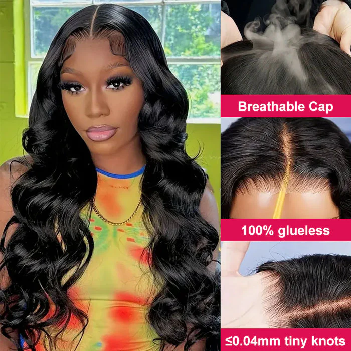 Pizazz Straight 13x4 Pre Everything Lace Frontal Human Hair Wigs Glueless Wear And Go Wigs For Beginners - Image 12
