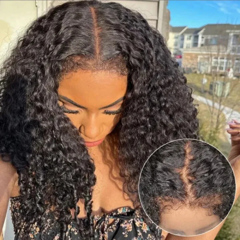 Glueless Blonde HighlightJerry Curl 13×6 Pre-everything Human Hair With Drawstring Wigs 250% Density - Image 8