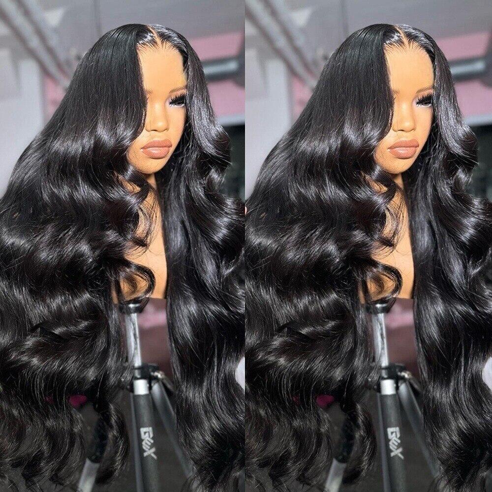 New Pre-Bleached Knots Wear Go Glueless Wig Pre-Cut HD Lace Body Wave Human Hair - Image 4