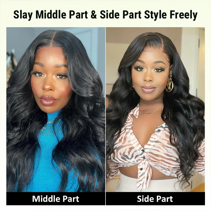 New Pre-Bleached Knots Wear Go Glueless Wig Pre-Cut HD Lace Body Wave Human Hair - Image 8
