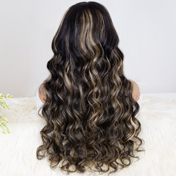 1B/27 Honey Blonde Balayage 13x4 Pre Everything Glueless HD Lace Front Wig Human Hair - Image 5