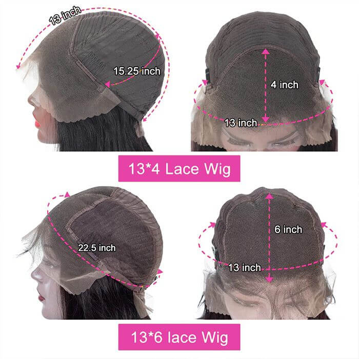 Double Drawn Bone Straight Bob Wig 13x4/13x6 HD Lace Raw Human Hair Wig - Image 6