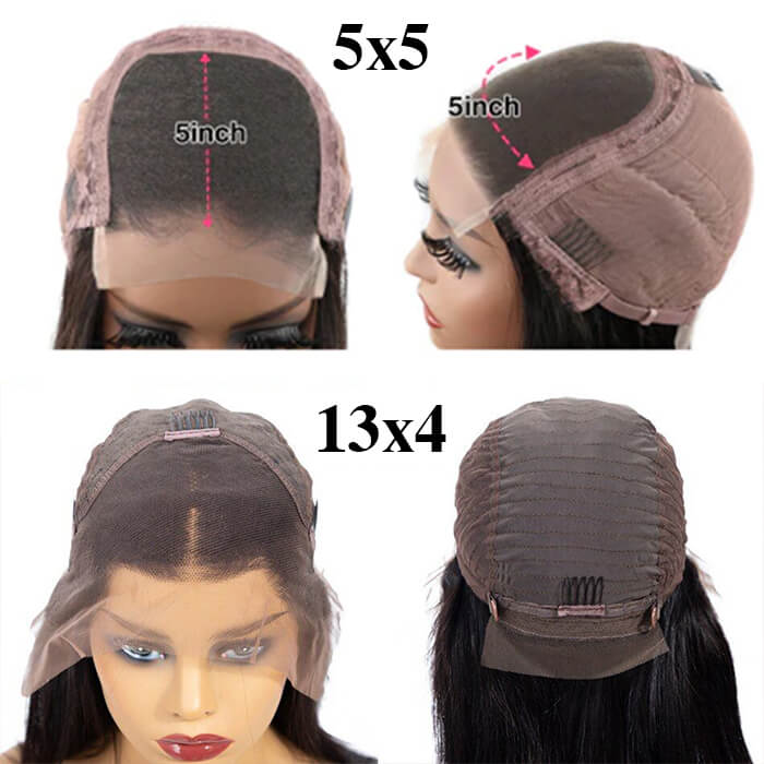 HD Transparent 13x4 5x5 Blonde Highlight Lace Frontal Wig Curly Human Hair Wigs - Image 11